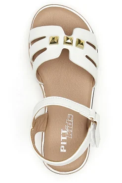 Sandali con Borchie Oro Pitt Kids 392427