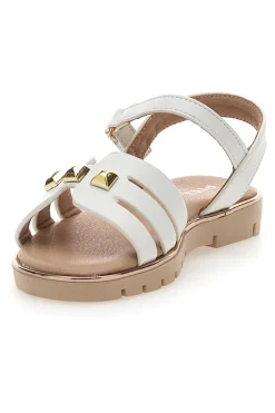 Sandali con Borchie Oro Pitt Kids 392427