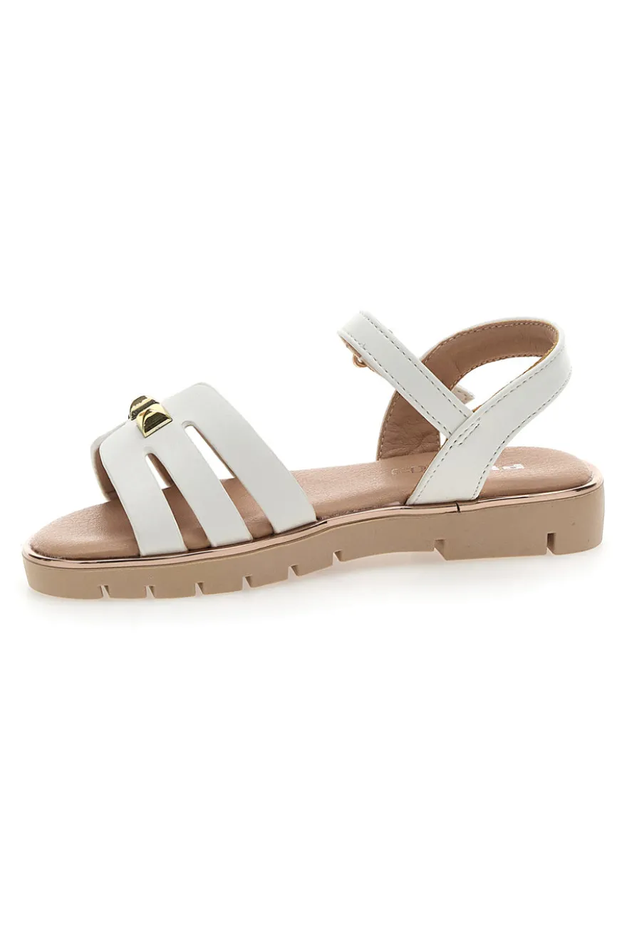 Sandali con Borchie Oro Pitt Kids 392427