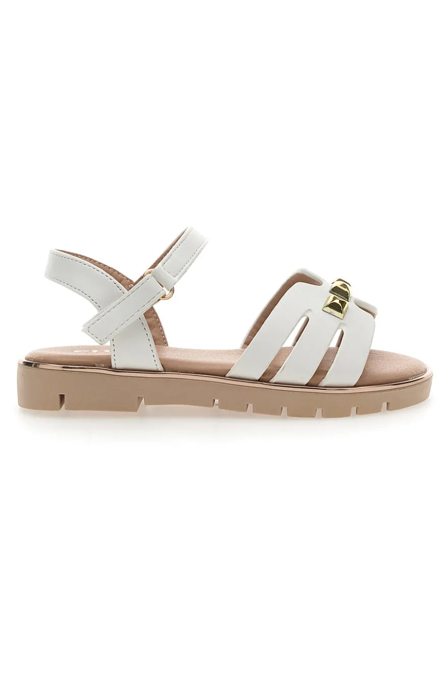 Sandali con Borchie Oro Pitt Kids 392427