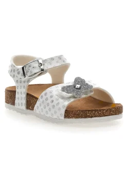 Sandali con Cinturino Bianchi a Pois Pittarello Bio 257112
