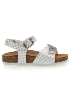 Sandali con Cinturino Bianchi a Pois Pittarello Bio 257112