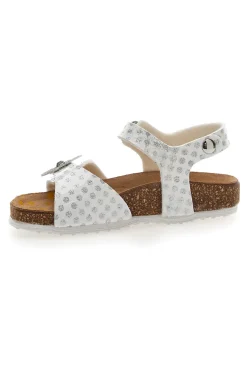 Sandali con Cinturino Bianchi a Pois Pittarello Bio 257112