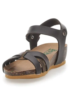 Sandali con Cinturino Neri Bio Up 22307