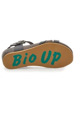 Sandali con Cinturino Neri Bio Up 22307