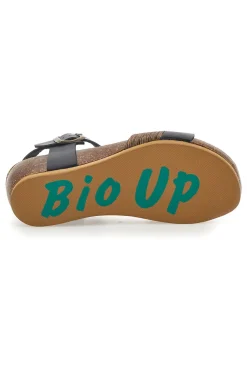 Sandali con Cinturino Neri Bio Up 22711