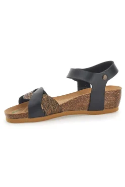 Sandali con Cinturino Neri Bio Up 22711
