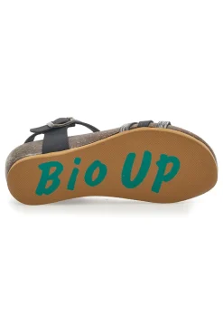 Sandali con Cinturino Neri Bio Up 22308