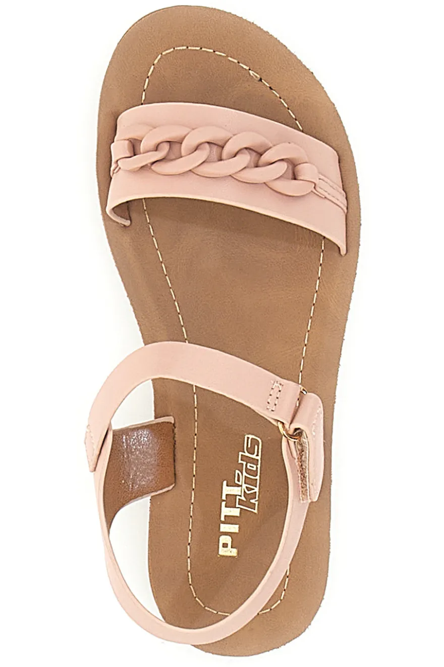 Sandali con Cinturino Rosa e Catenella Pitt Kids 18150