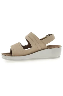 Sandali con Cinturino Slingback Taupe Eco Bio J532414