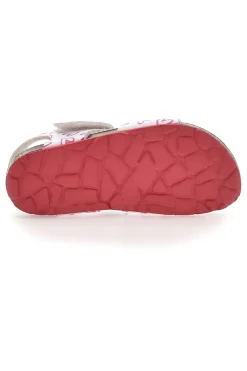 Sandali con Cuori Rosa e Bianchi Pitt Kids 45289