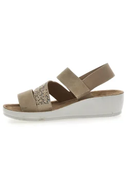 Sandali con Elastico Beige Eco Bio J532404