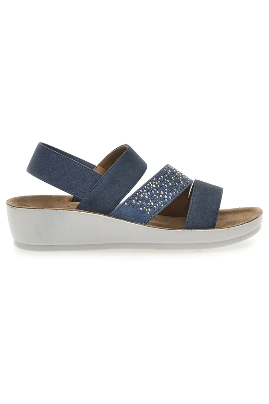 Sandali con Elastico Jeans Eco Bio J532404