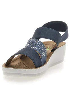 Sandali con Elastico Jeans Eco Bio J532404
