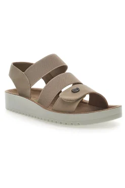 Sandali con Elastico Taupe Eco Bio 221494