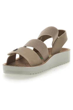 Sandali con Elastico Taupe Eco Bio 221494