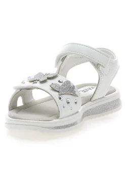 Sandali con farfalle e charms bianchi Grazie girl 218349