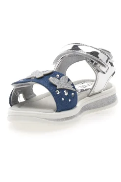 Sandali con farfalle e charms blu Grazie girl 218349