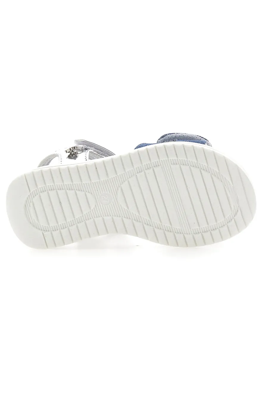 Sandali con farfalle e charms blu Grazie girl 218349