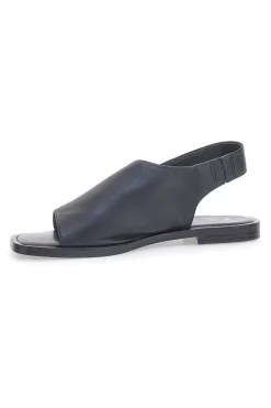 Sandali con Fascia in Pelle Nera e Elastico Posteriore PITTARELLO FOCUS 184987