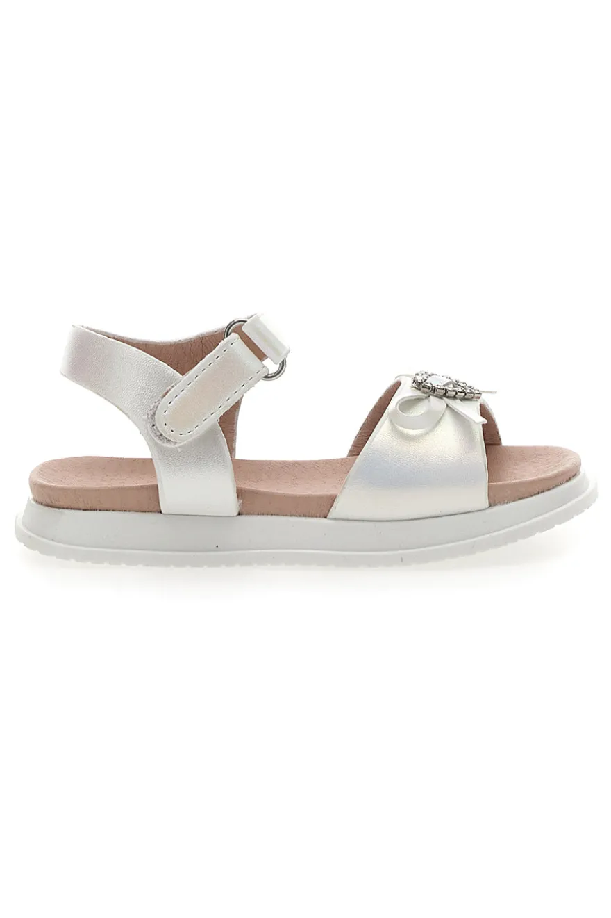 Sandali con Fiocco Bianchi Pitt Kids 39244