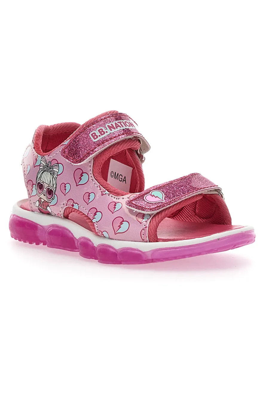 Sandali con Luci Lol 15303 Rosa