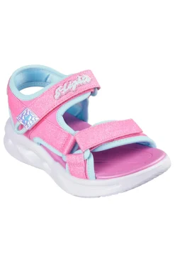 Sandali con Luci Rosa Skechers Sola Glow Sandal