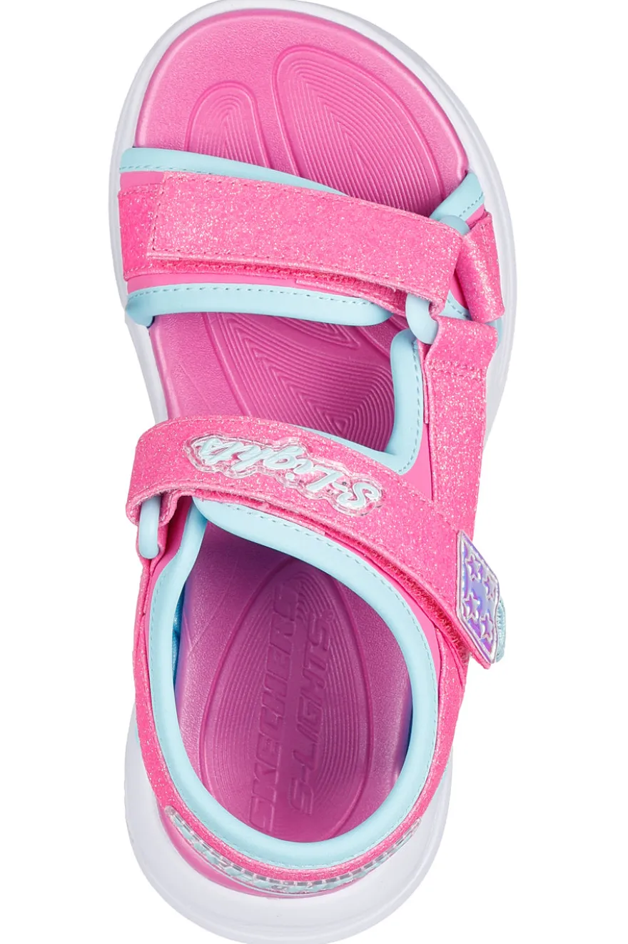 Sandali con Luci Rosa Skechers Sola Glow Sandal