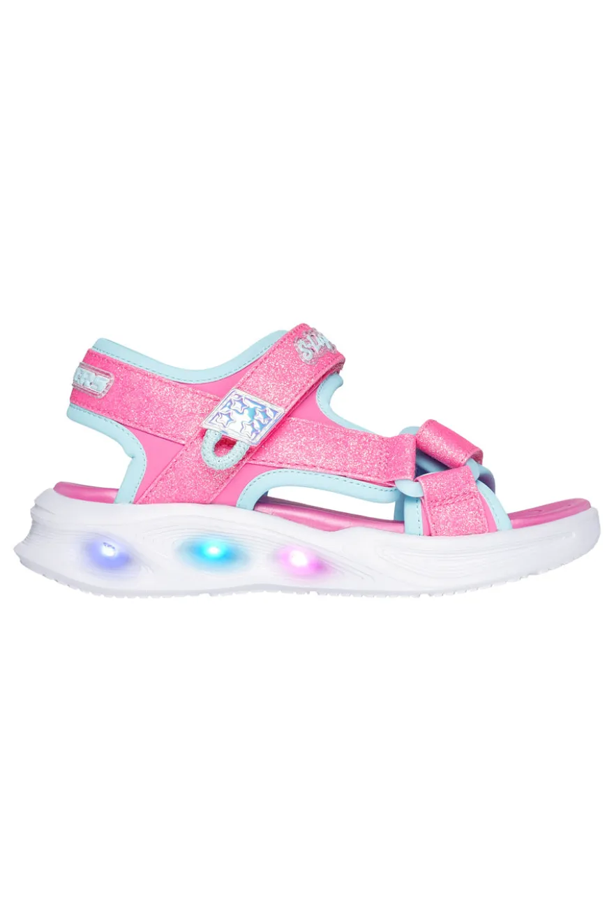 Sandali con Luci Rosa Skechers Sola Glow Sandal