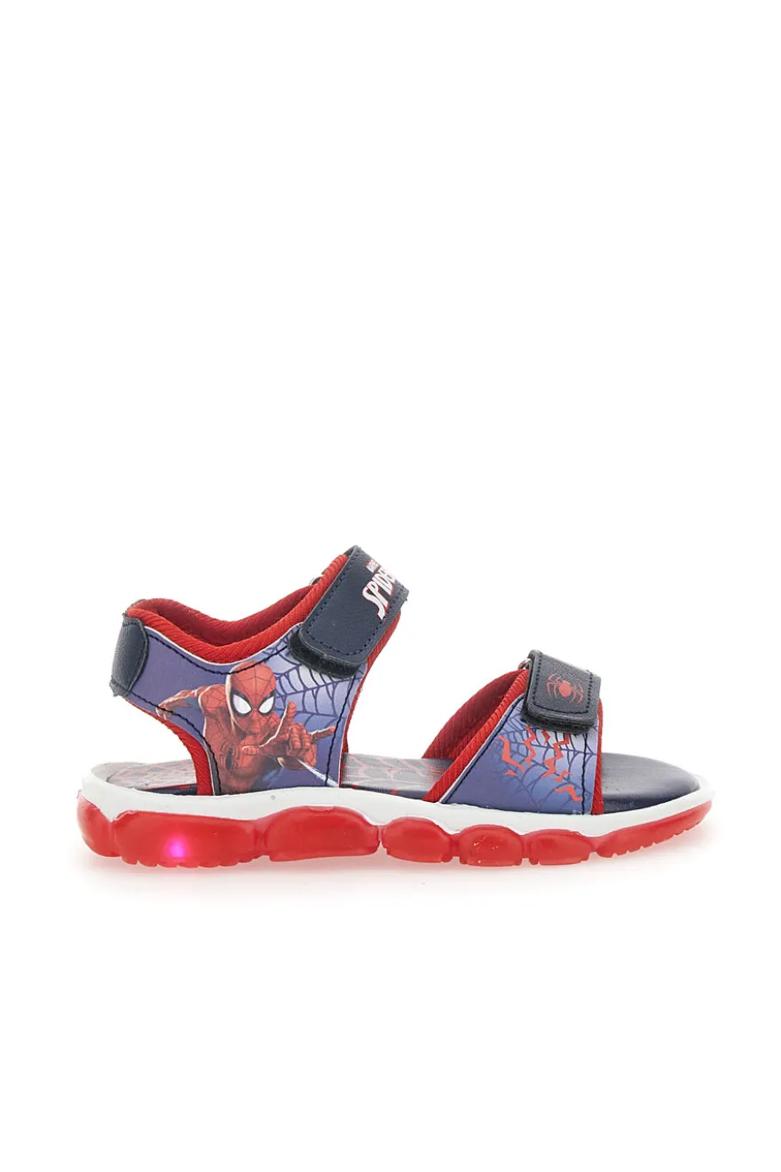 Sandali con Luci Rossi e Blu Spiderman 11301