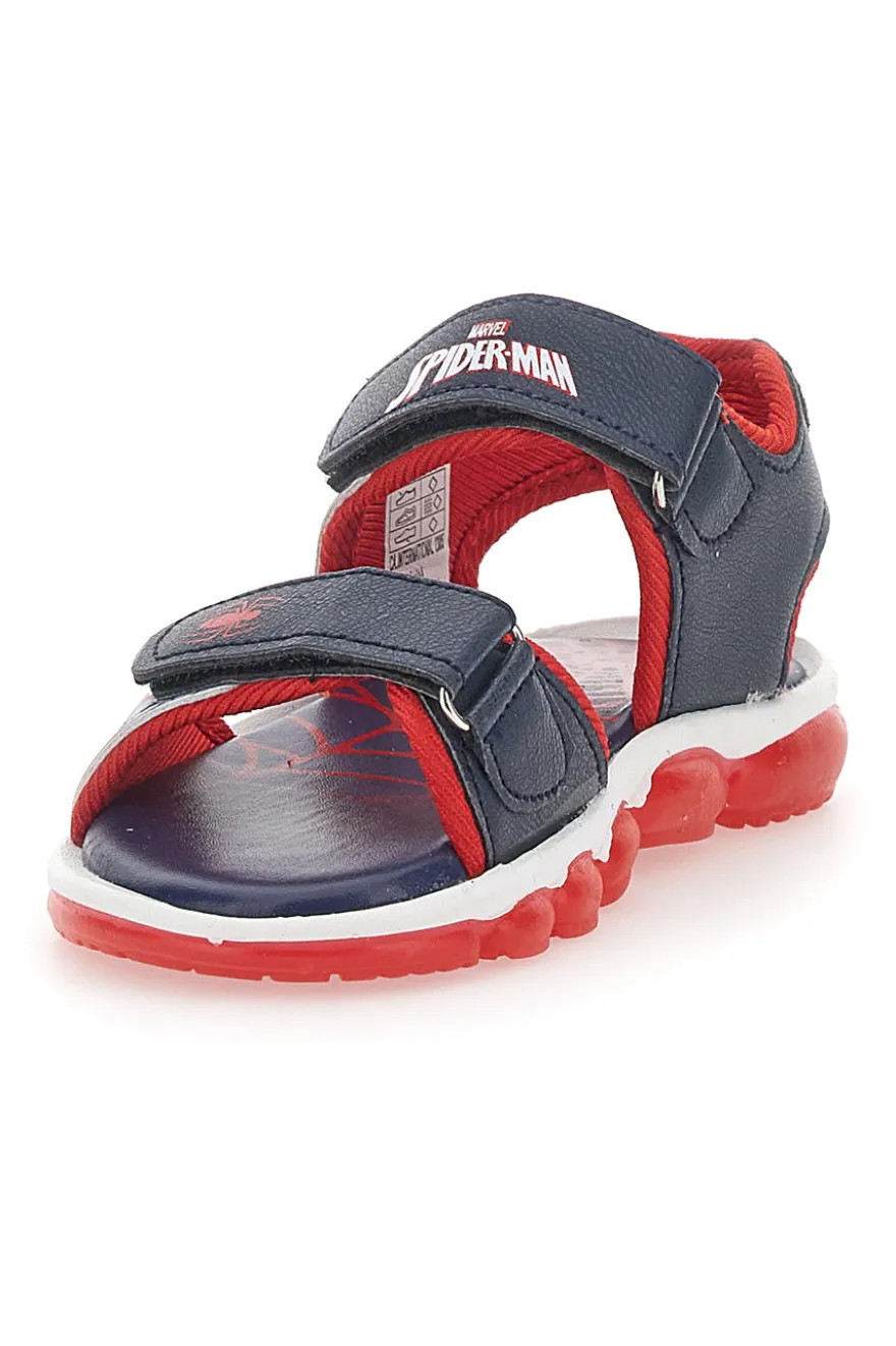 Sandali con Luci Rossi e Blu Spiderman 11301