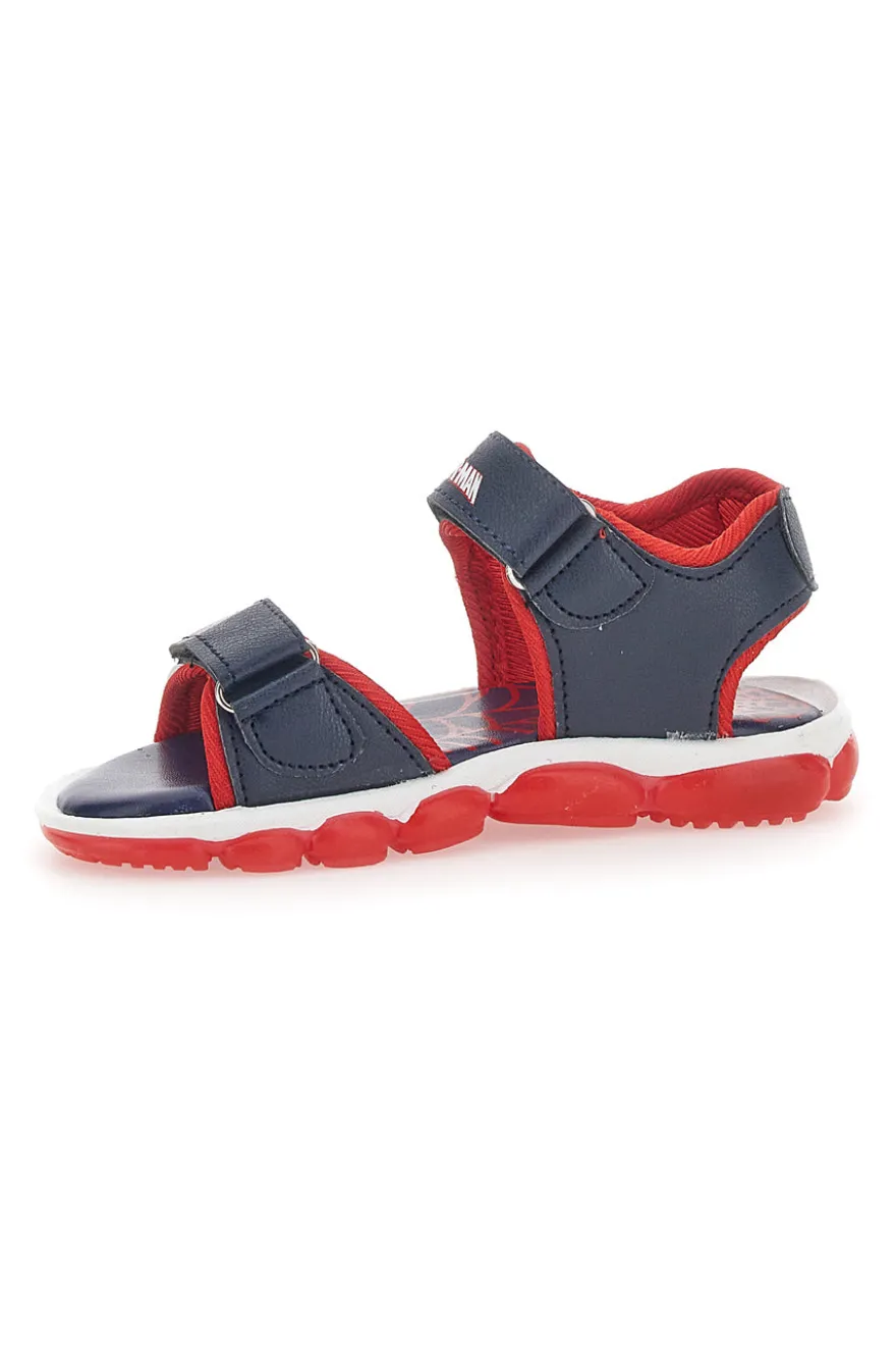 Sandali con Luci Rossi e Blu Spiderman 11301