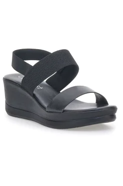 Sandali con Platform Cafe' Cost 2 Neri
