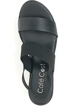 Sandali con Platform Cafe' Cost 2 Neri