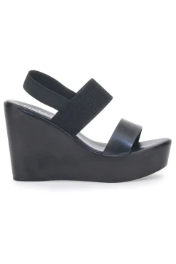 Sandali con Platform Cafe' Cost 3 Neri