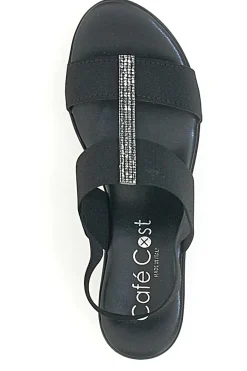 Sandali con Platform Cafe' Cost 4 Neri