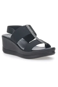 Sandali con Platform Cafe' Cost 4 Neri