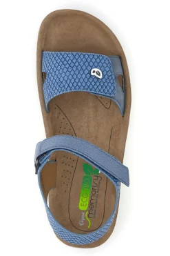 Sandali con Platform Eco Bio 231407 Blu