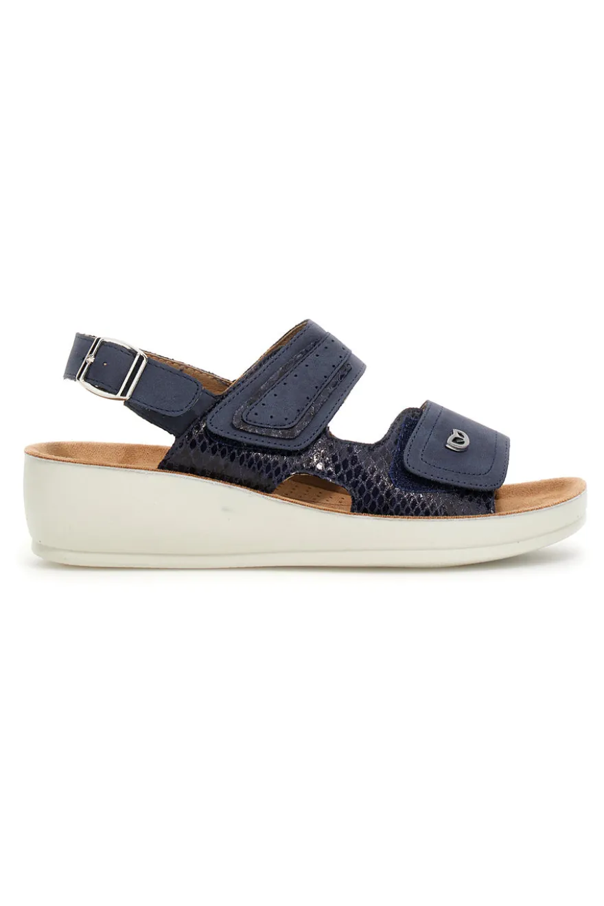 Sandali con Platform Eco Bio 231422 Blu