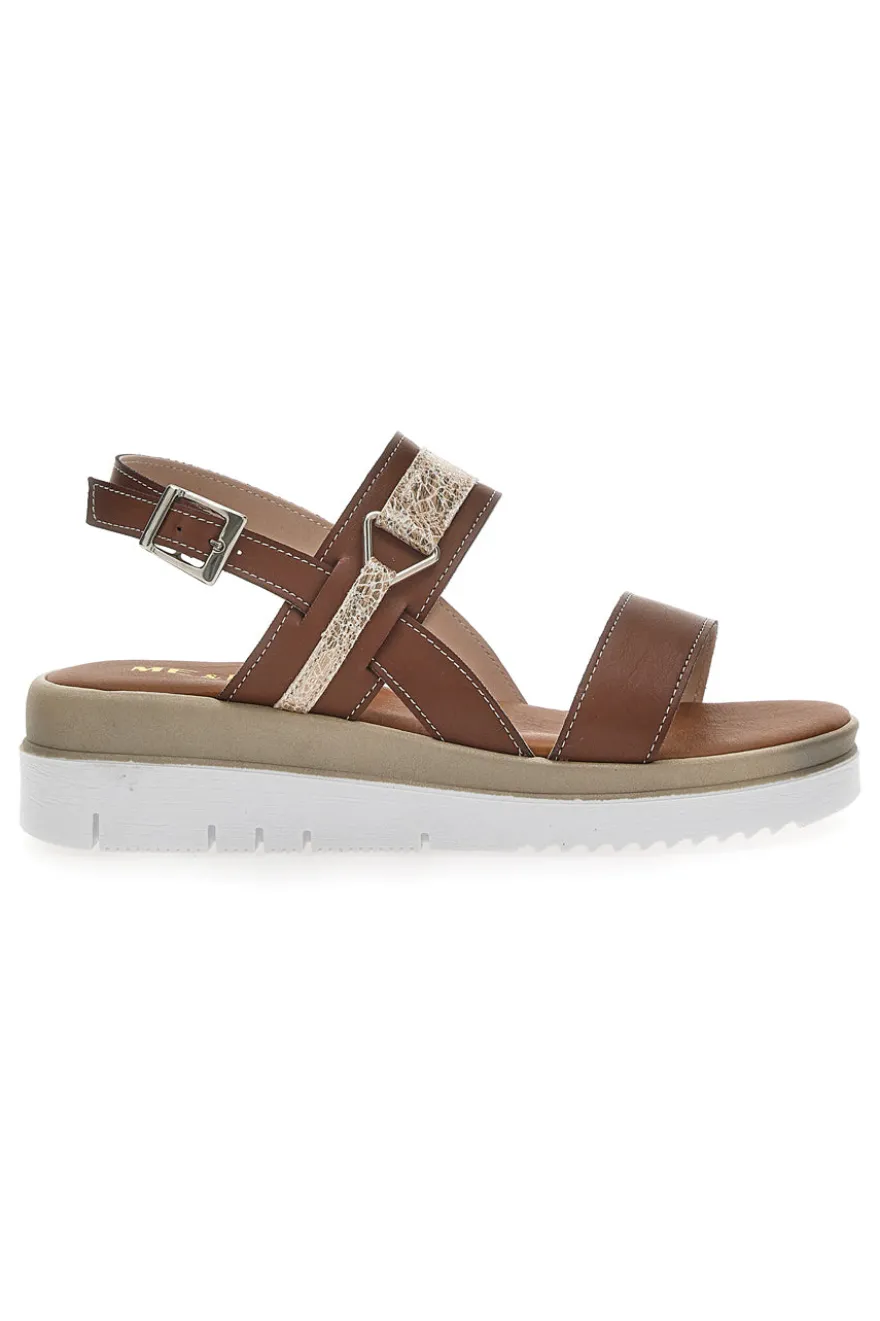 Sandali con Platform Me & Me 3225 Marroni