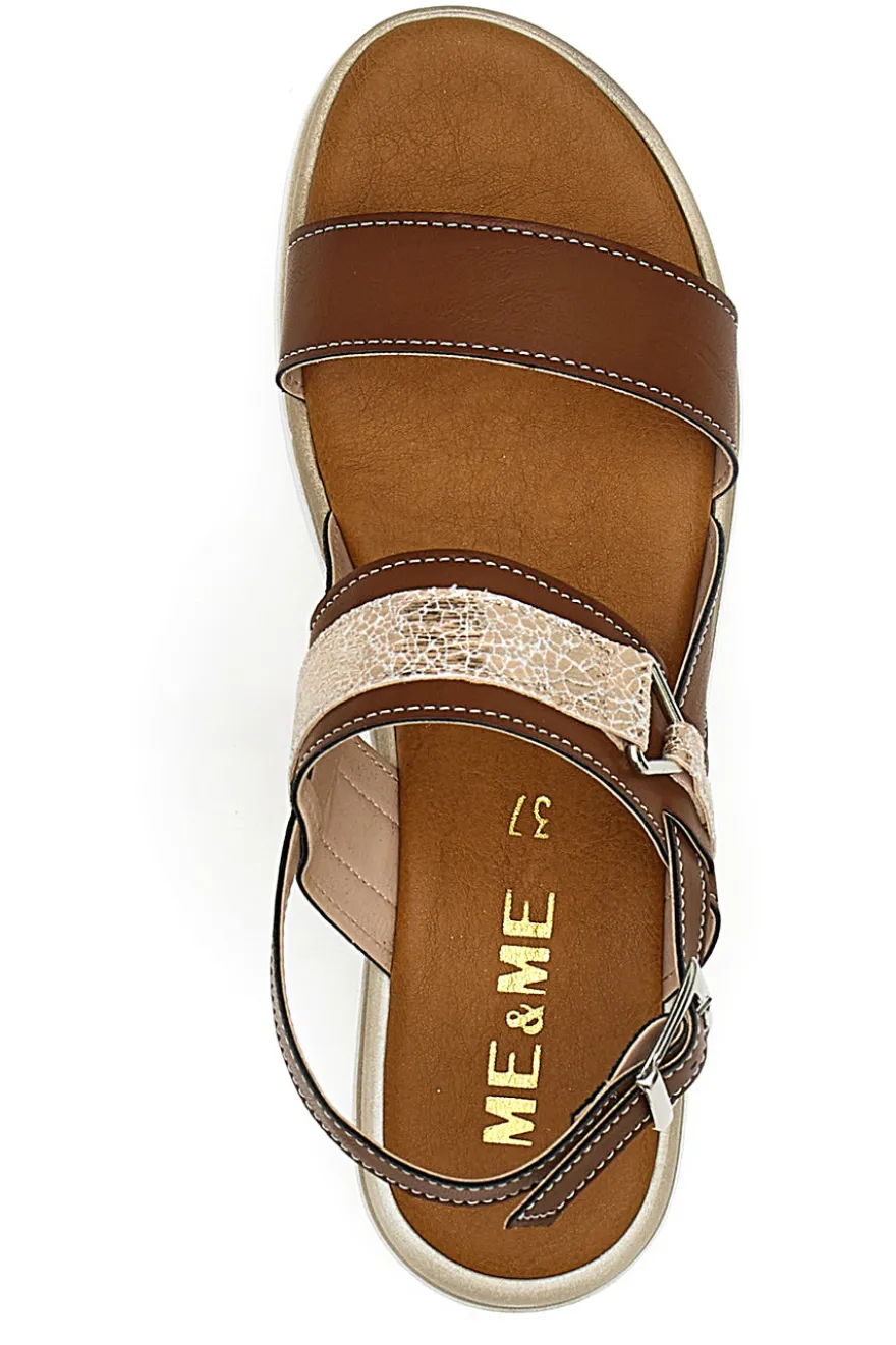 Sandali con Platform Me & Me 3225 Marroni