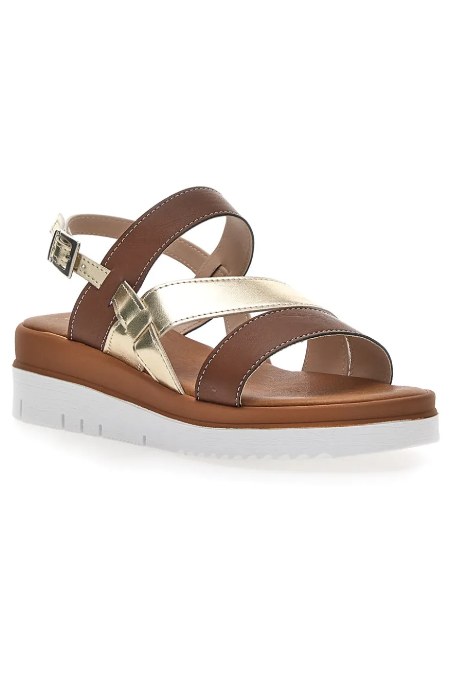 Sandali con Platform Me & Me 3205 Marroni