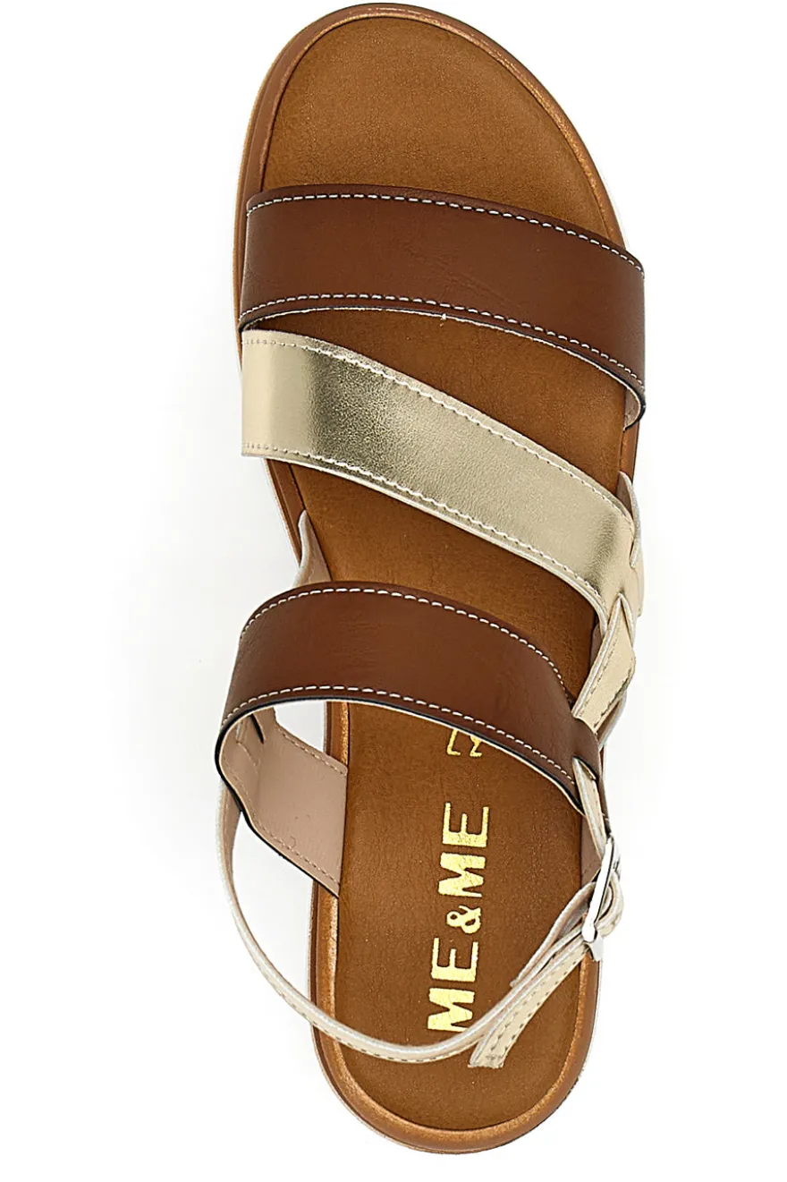 Sandali con Platform Me & Me 3205 Marroni