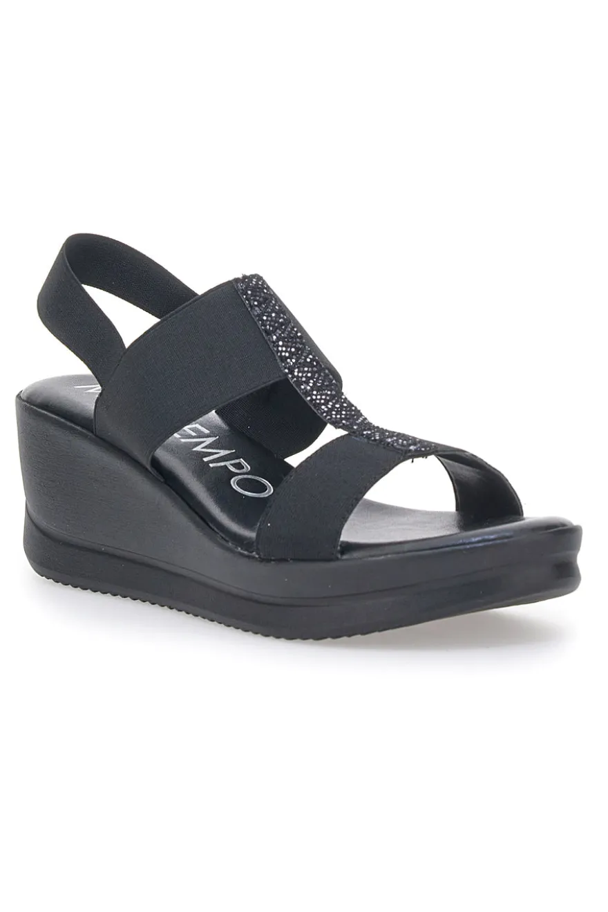 Sandali con Platform Mio Tempo 2210 Neri