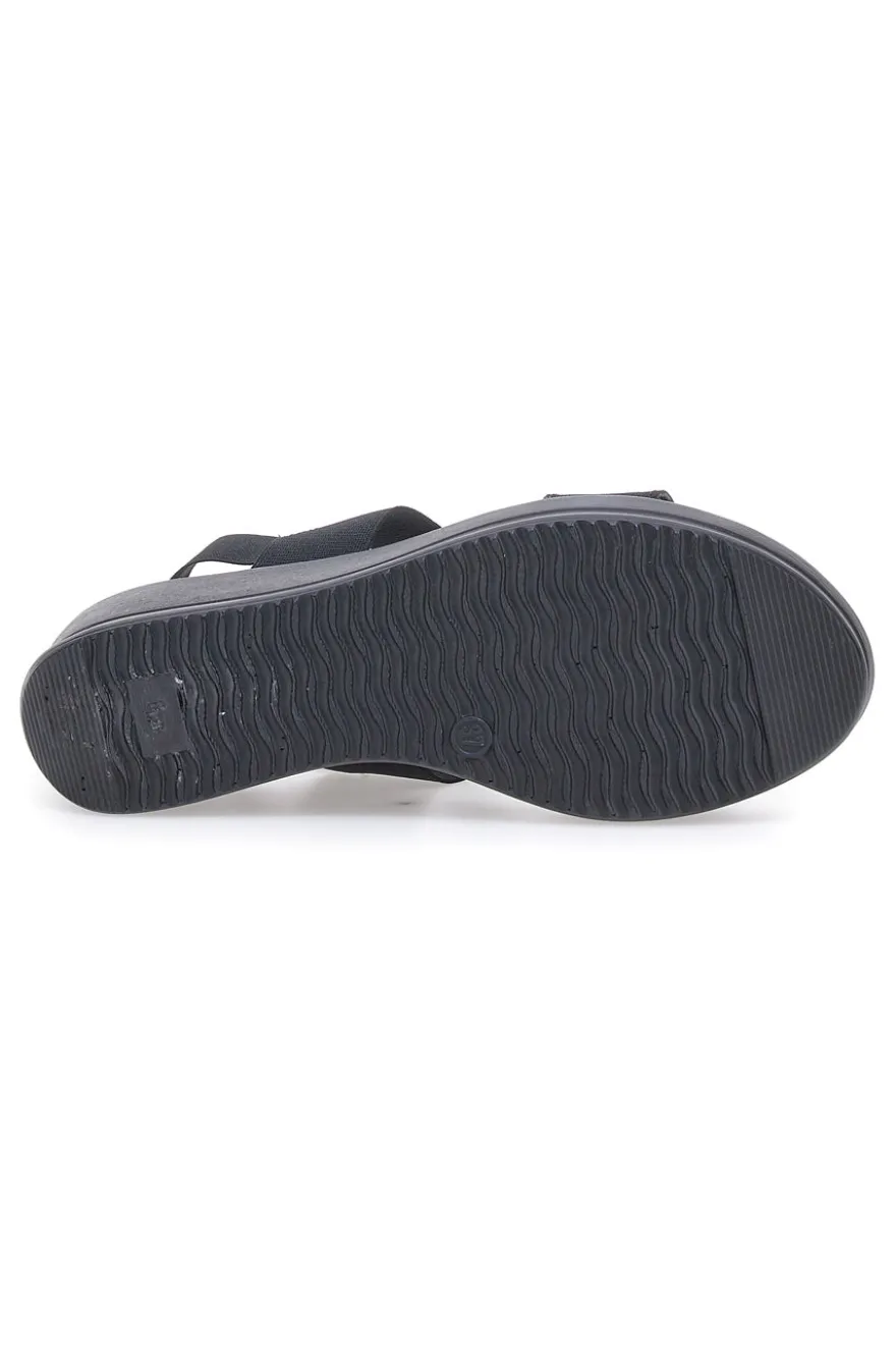 Sandali con Platform Neri da Donna Mio tempo 2210