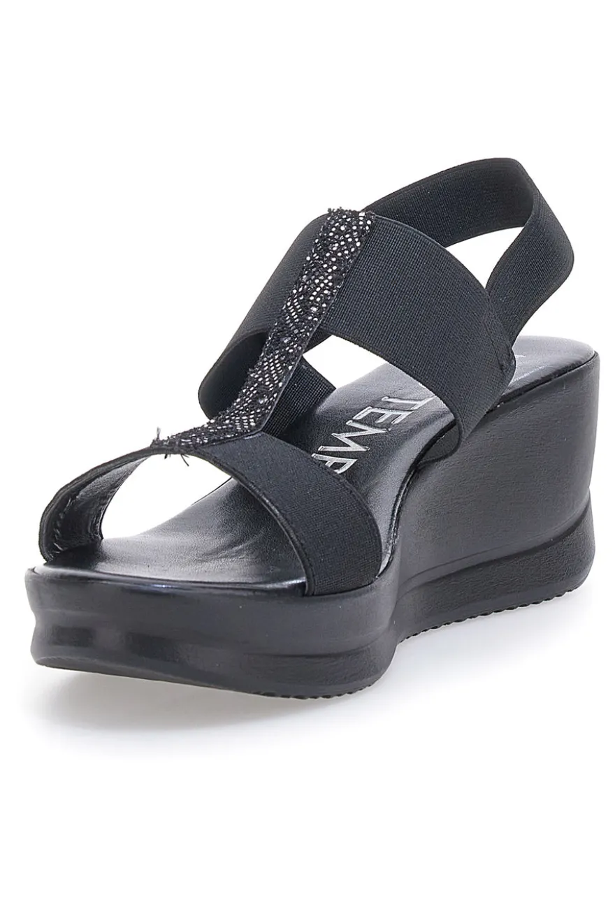 Sandali con Platform Neri da Donna Mio tempo 2210
