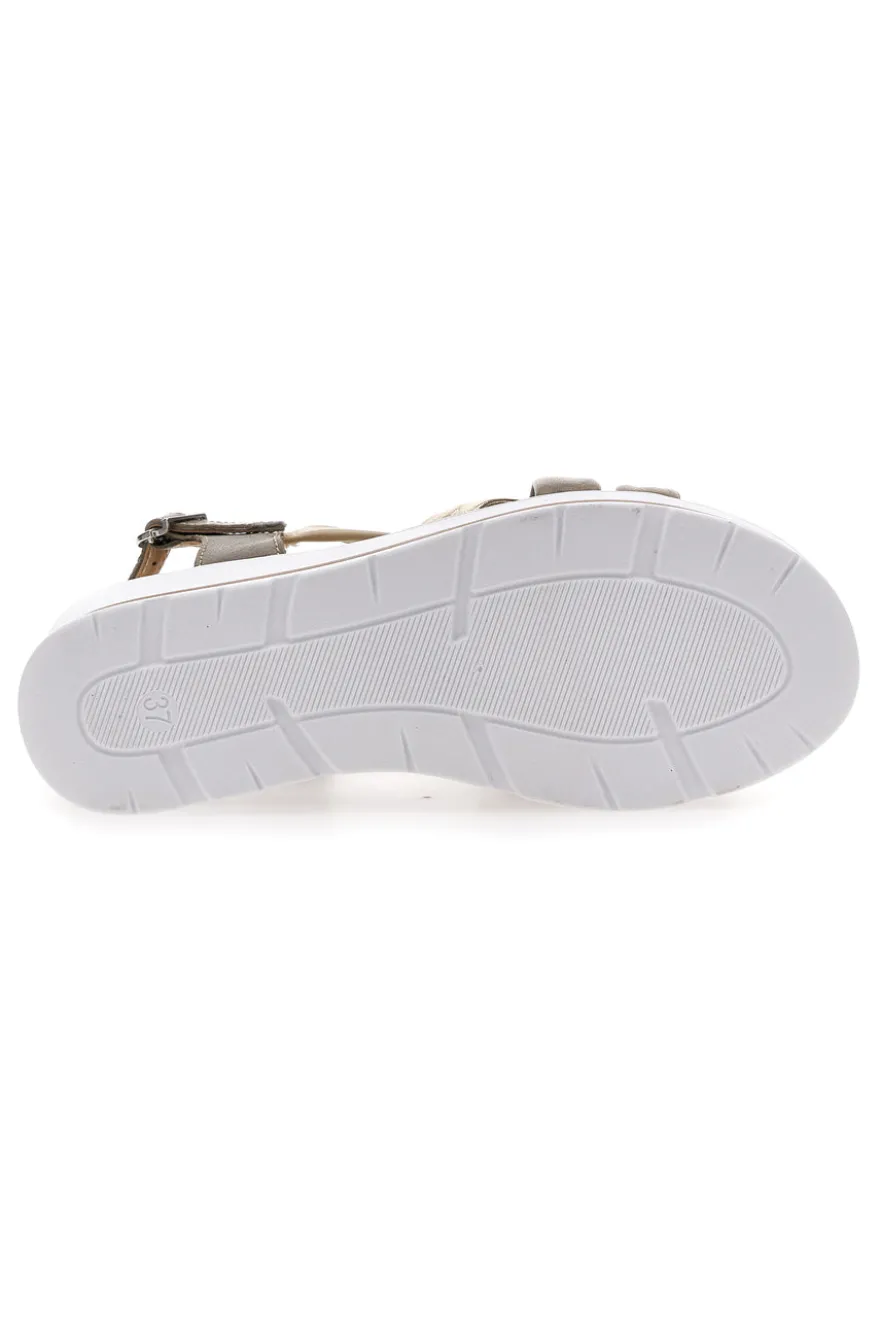 Sandali con Platform Oro Pittarello 191001