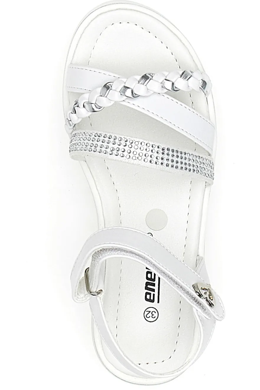 Sandali con Strass Bianchi Energy 532