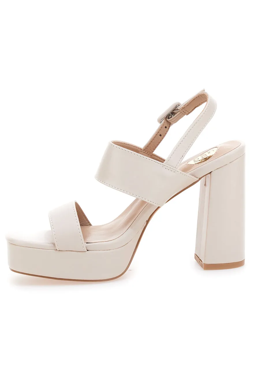 Sandali con tacco alti beige LE HAVRE 865