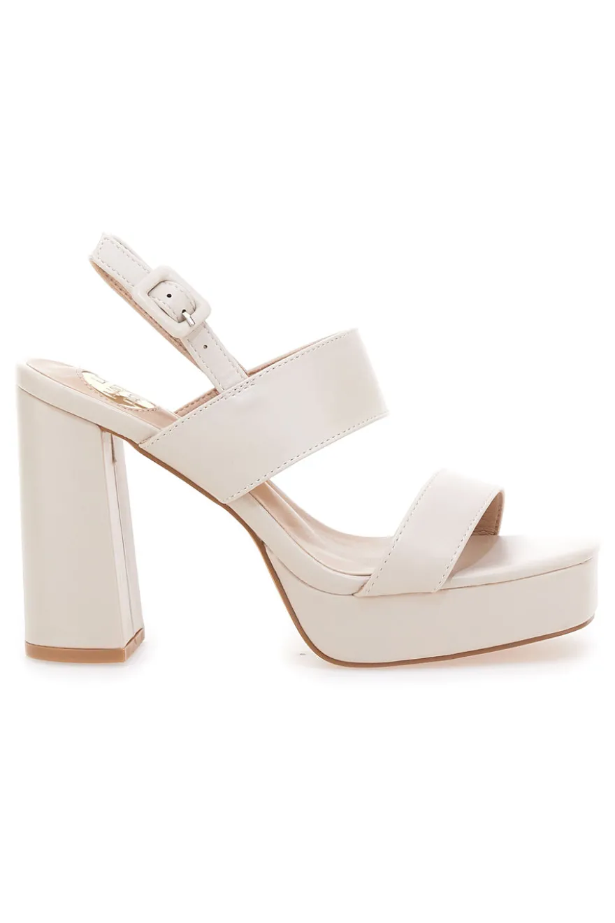 Sandali con tacco alti beige LE HAVRE 865